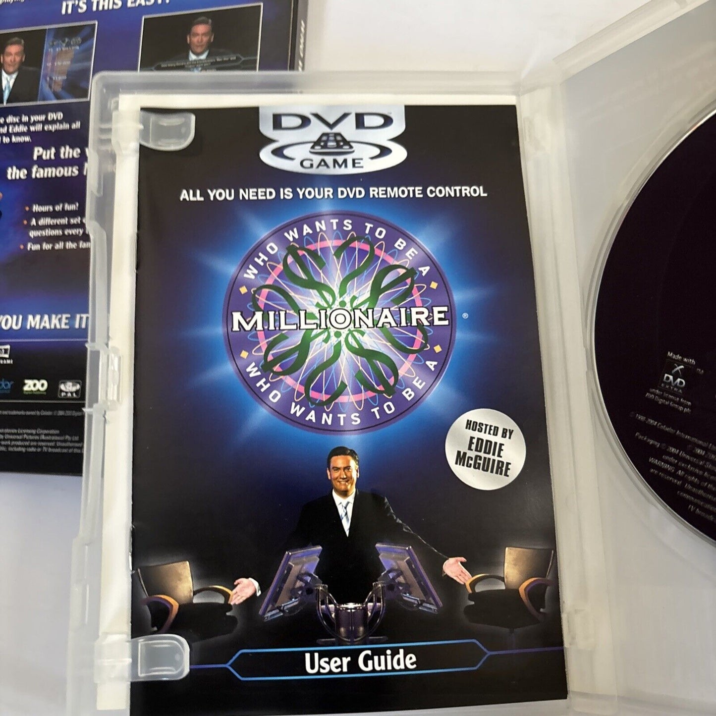Who Wants to be a Millionaire (DVD, 1999) Eddie McGuire Region 4