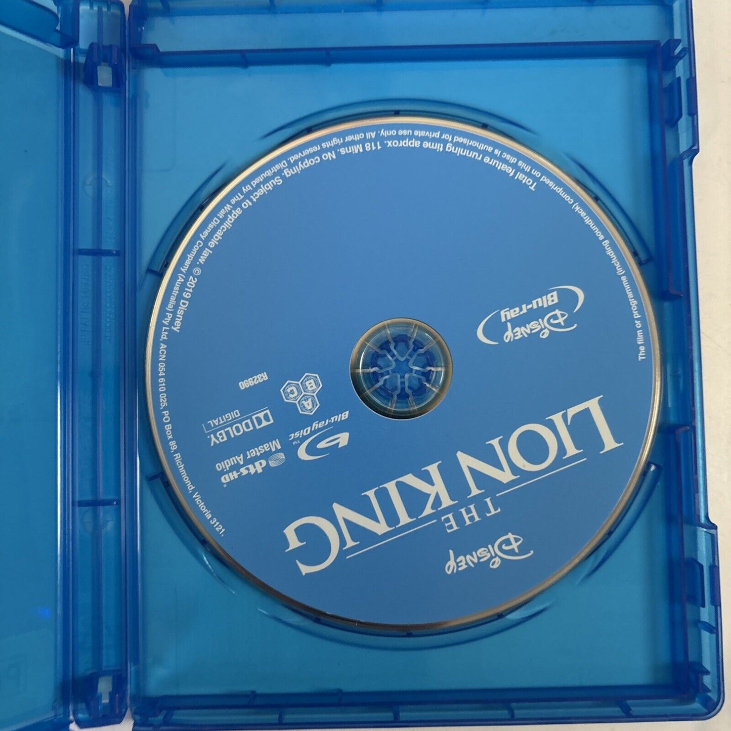 The Lion King (Blu-ray, 2019) Donald Glover, Seth Rogen All Regions