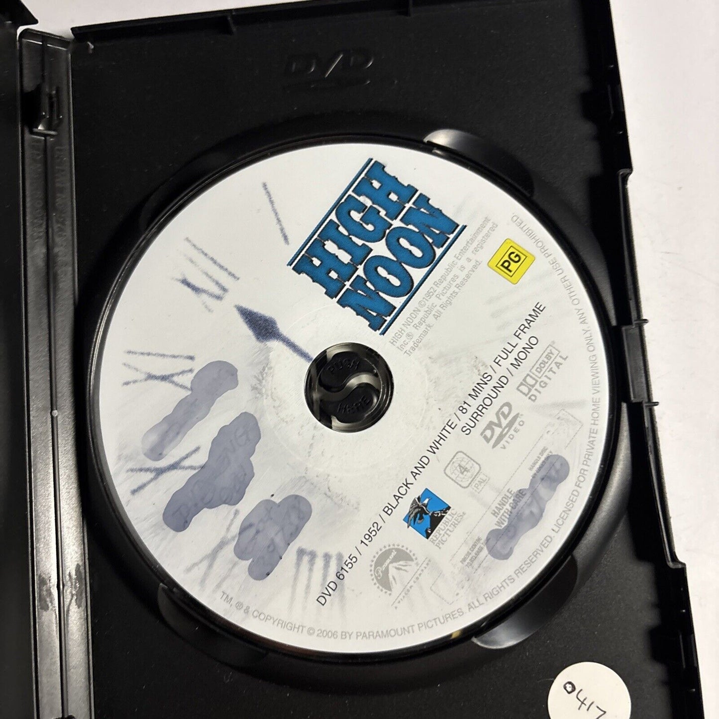 High Noon (Special Edition, DVD, 1952) Gary Cooper, Grace Kelly Region 4