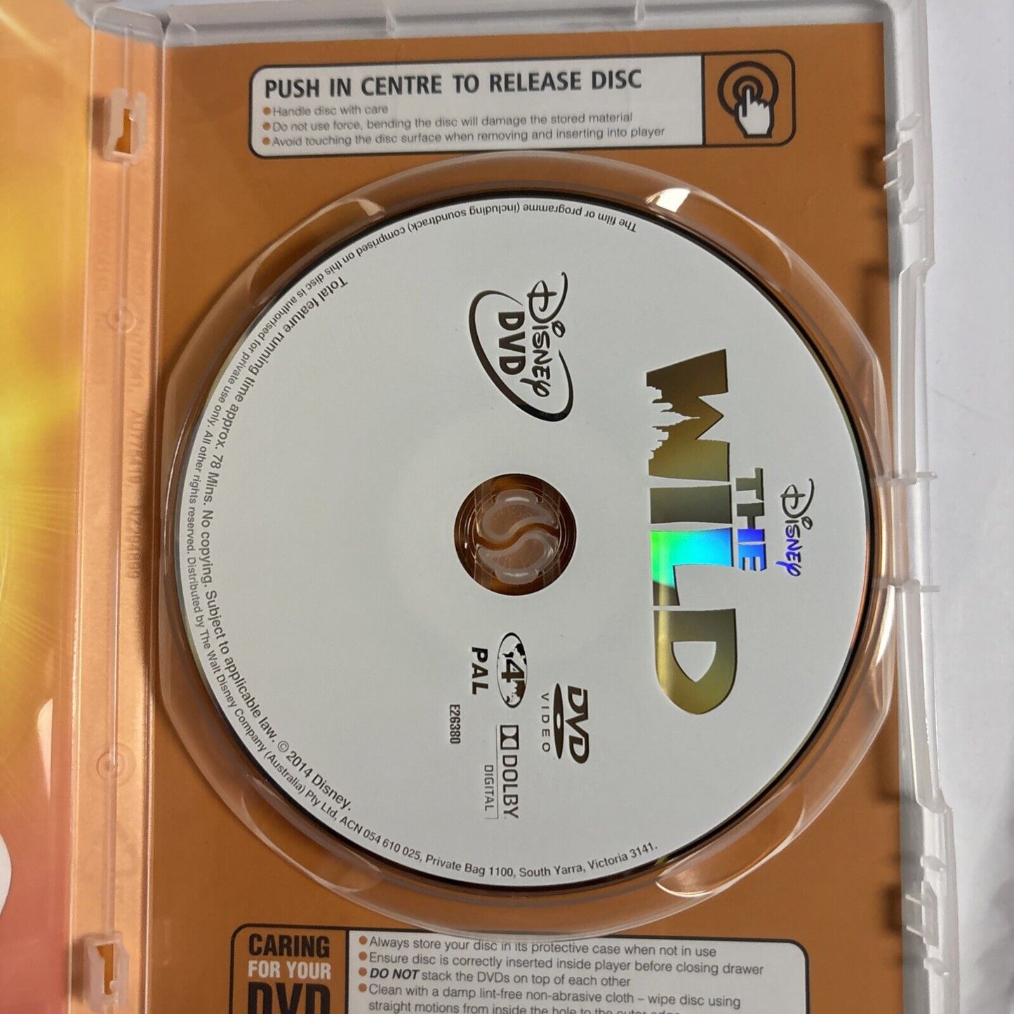 The Wild (DVD, 2007) William Shatner, Eddie Izzard, James Belushi Region4 Disney