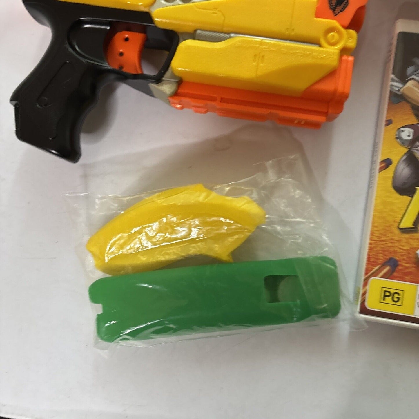 Nerf N-Strike - Nintendo Wii & Gun Box PAL Manual Game *Ammo not included*