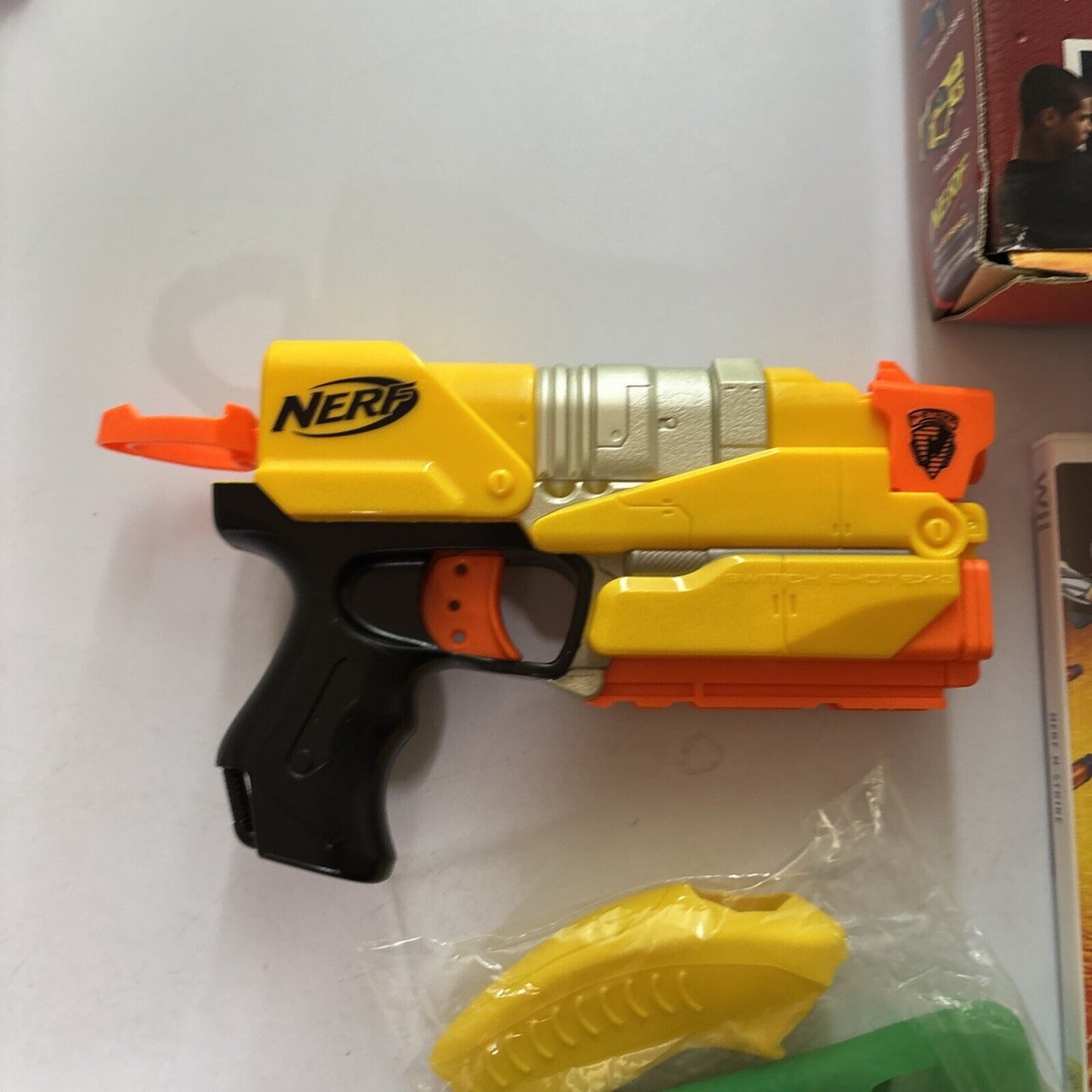 Nerf N-Strike - Nintendo Wii & Gun Box PAL Manual Game *Ammo not included*