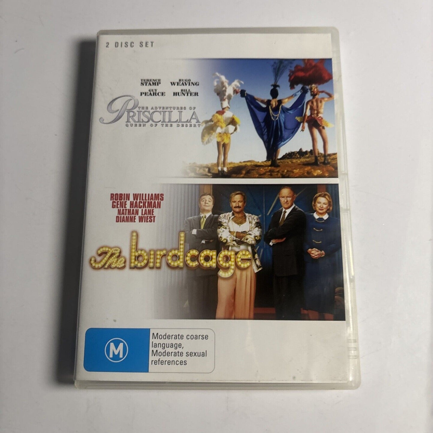 Priscilla Queen Of The Desert / The Birdcage (DVD 2-Disc) Guy Pearce NEW Region4
