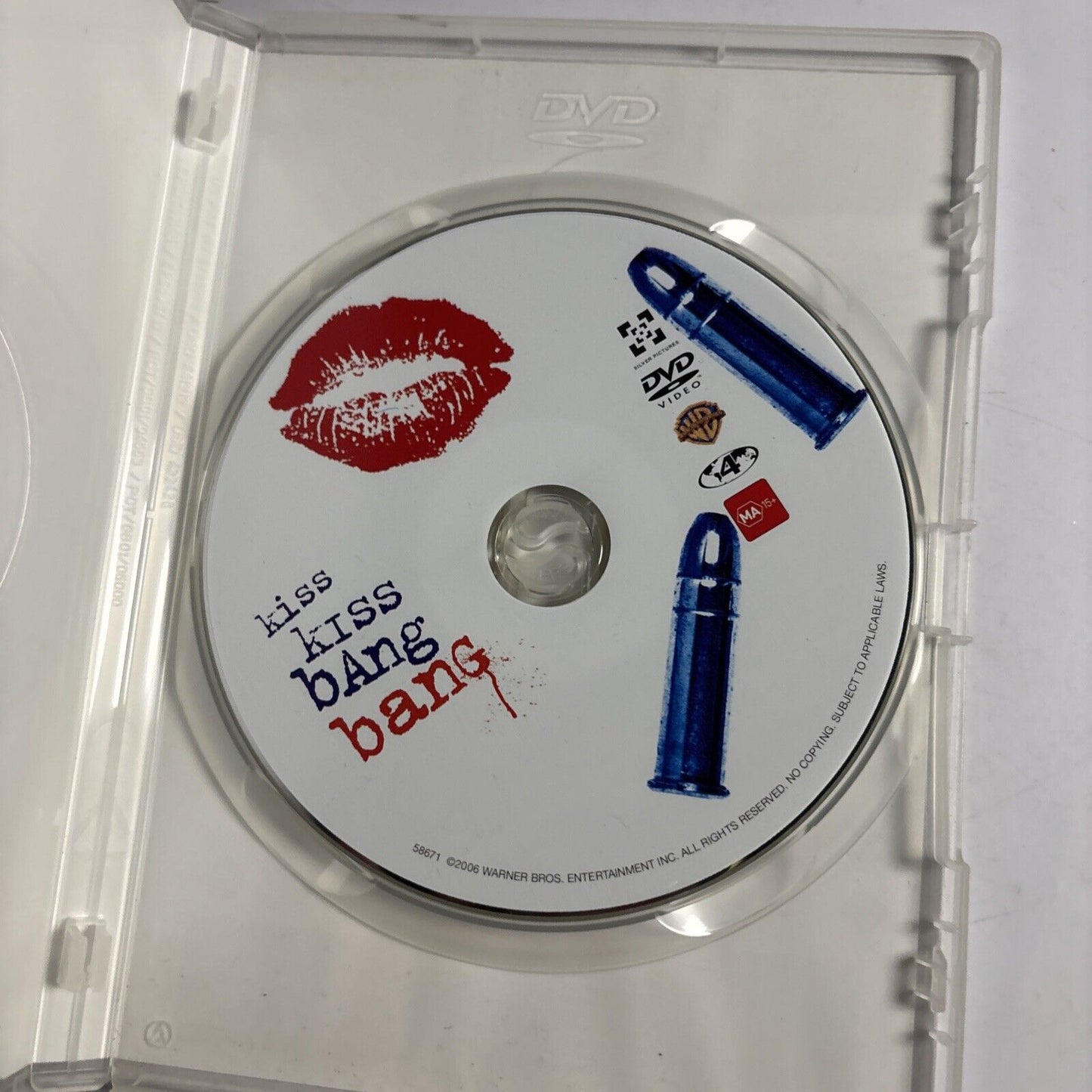 Kiss Kiss Bang Bang (DVD, 2005) Robert Downey Jr, Val Kilmer Region 4