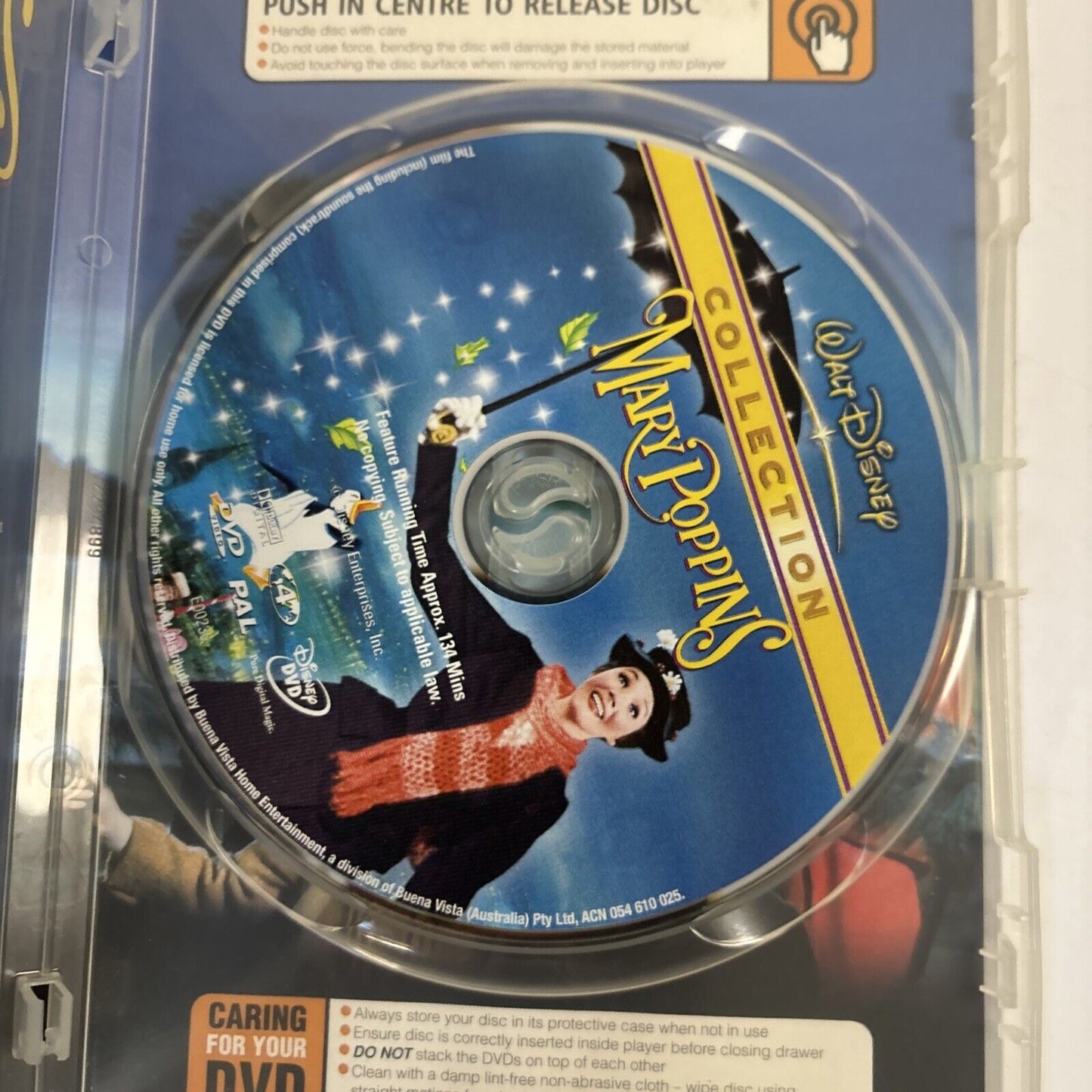 Mary Poppins (DVD, 1964) Julie Andrews, Dick Van Dyke Region 4