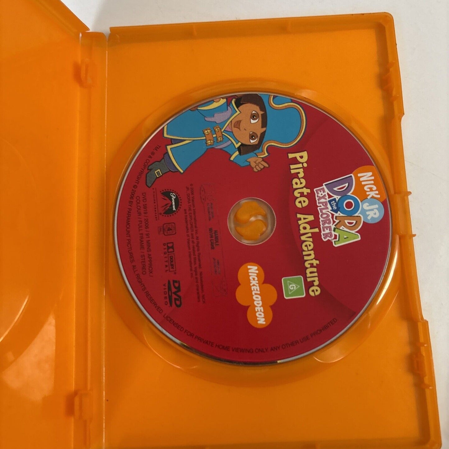 Dora the Explorer - Pirate Adventure (DVD, 2000) Region 4