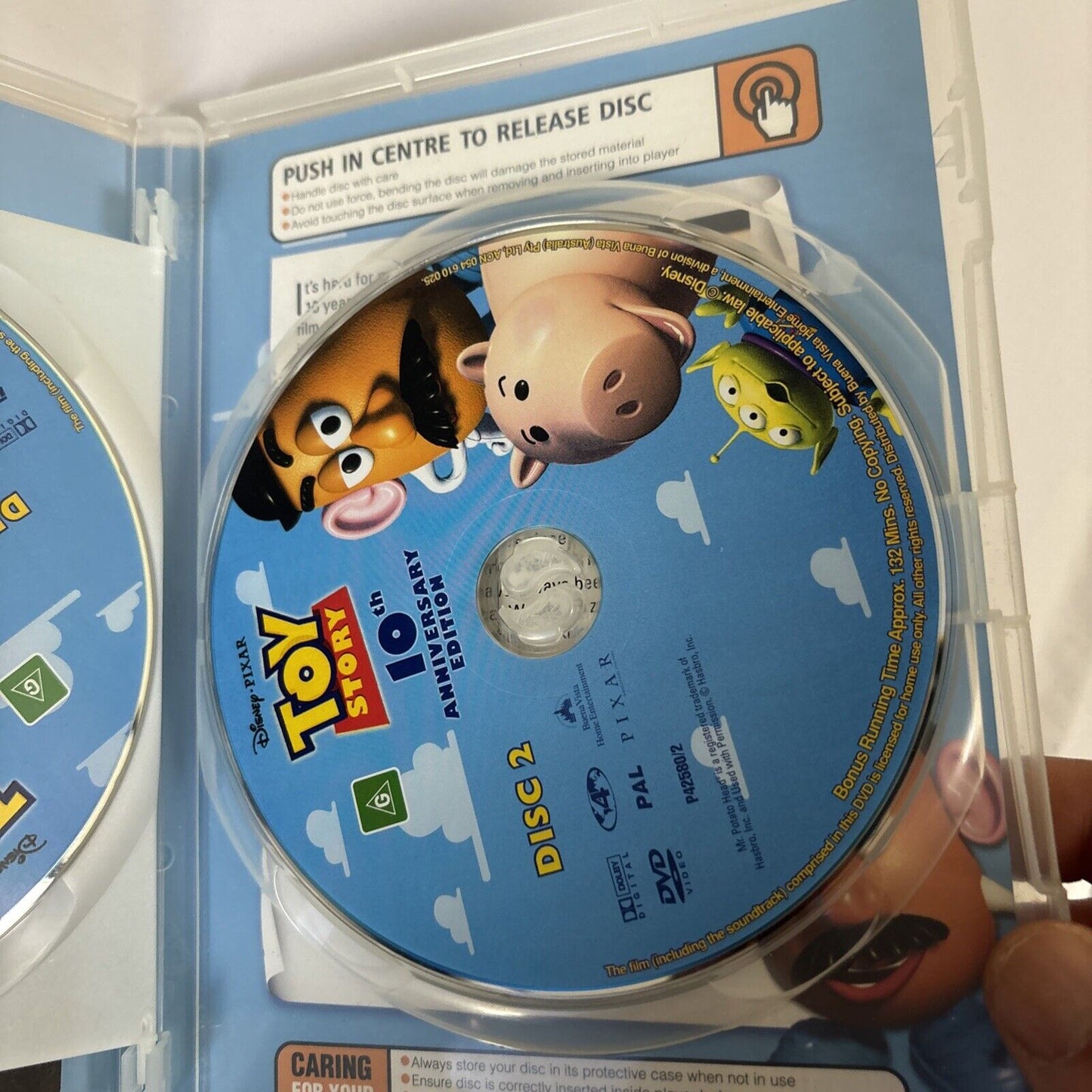 Toy Story - 10th Anniversary Edition (DVD, 1995, 2-Disc) Region 4