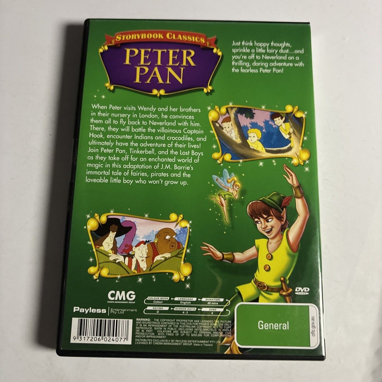 Peter Pans (DVD) Storybook Classics NEW Region 4