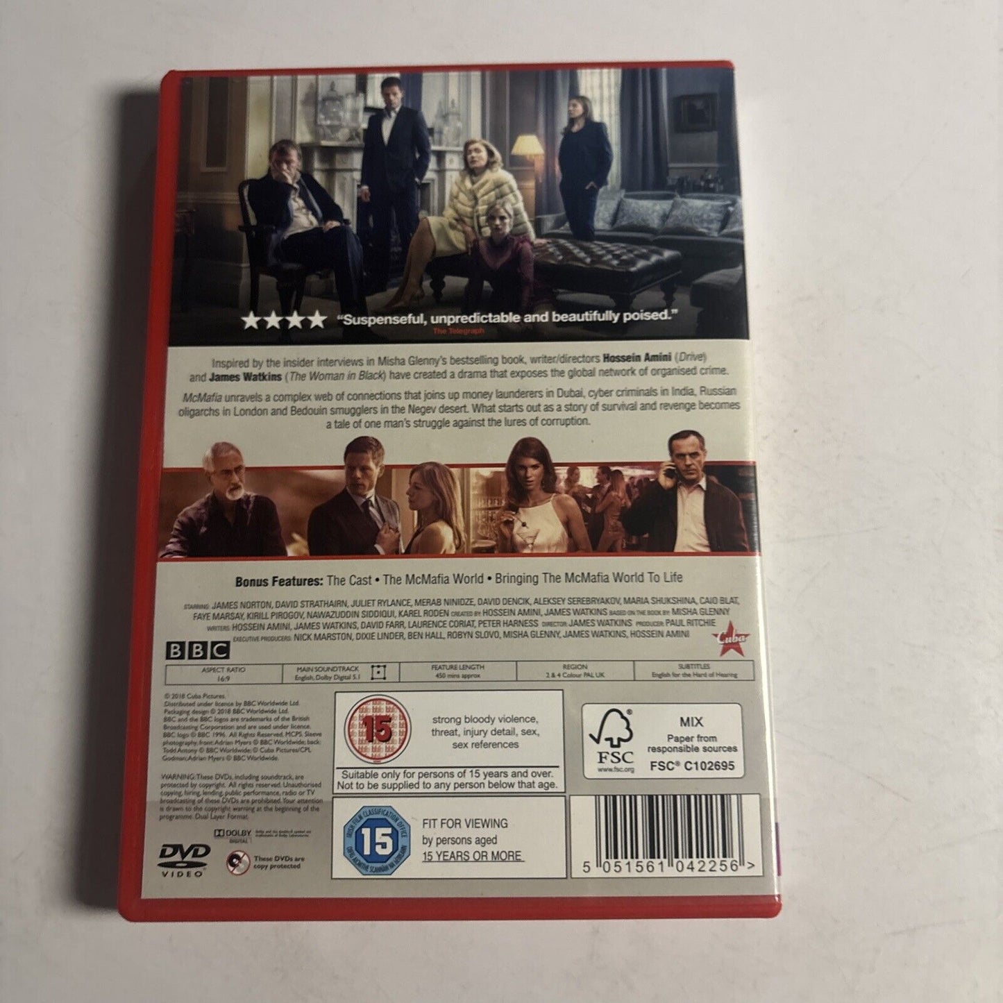 McMafia (DVD, 2018, 3-Disc) Hossein Amini, James Norton Region 4 &2