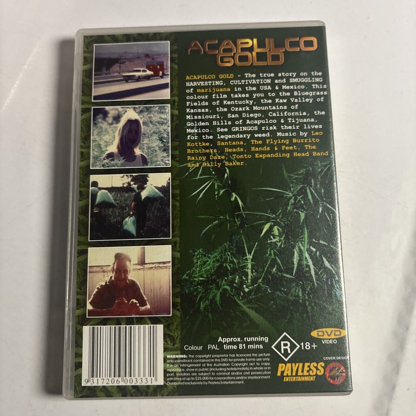 Acapulco Gold (DVD) Documentary NEW All Regions