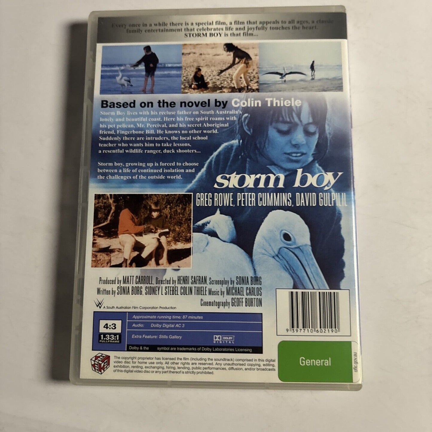 Storm Boy (Silver Anniversary Edition, DVD, 1976) Greg Rowe NEW Region 4
