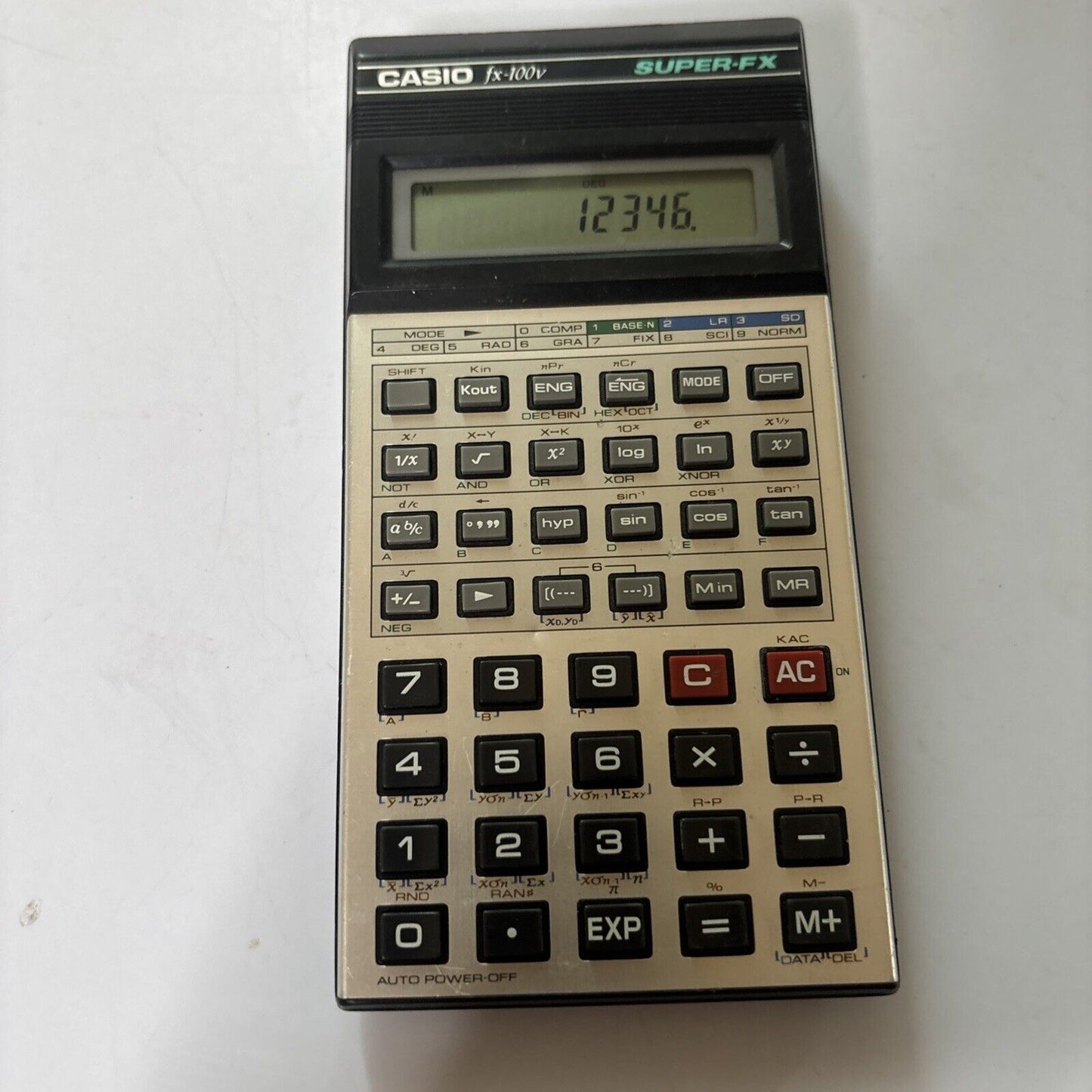 Casio Fx-100v Super-FX Scientific Calculator