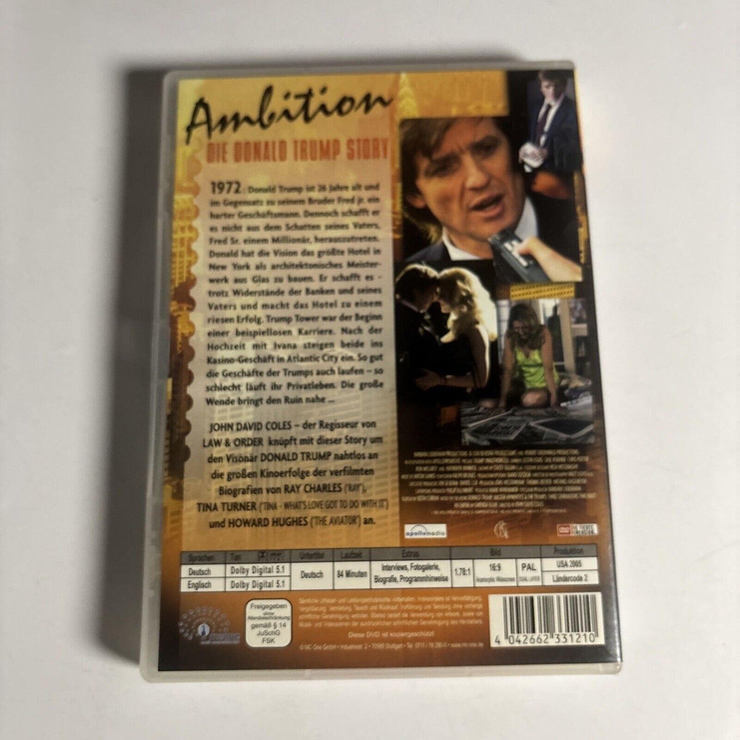 Ambition: The Donald Trump Story (DVD, 2005) NEW Region 2