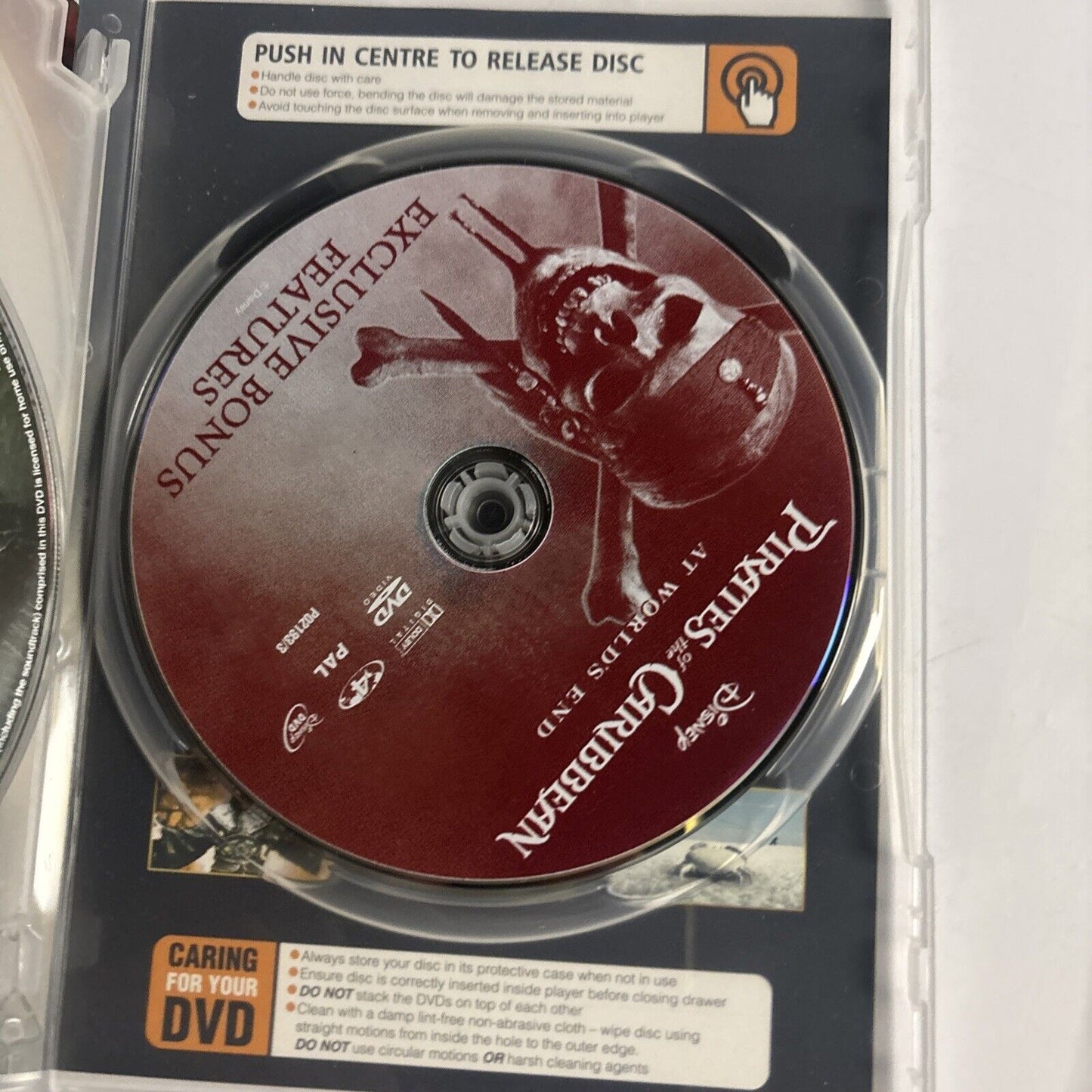 Pirates Of The Caribbean: At World's End (DVD, 2007) Johnny Depp Region 4