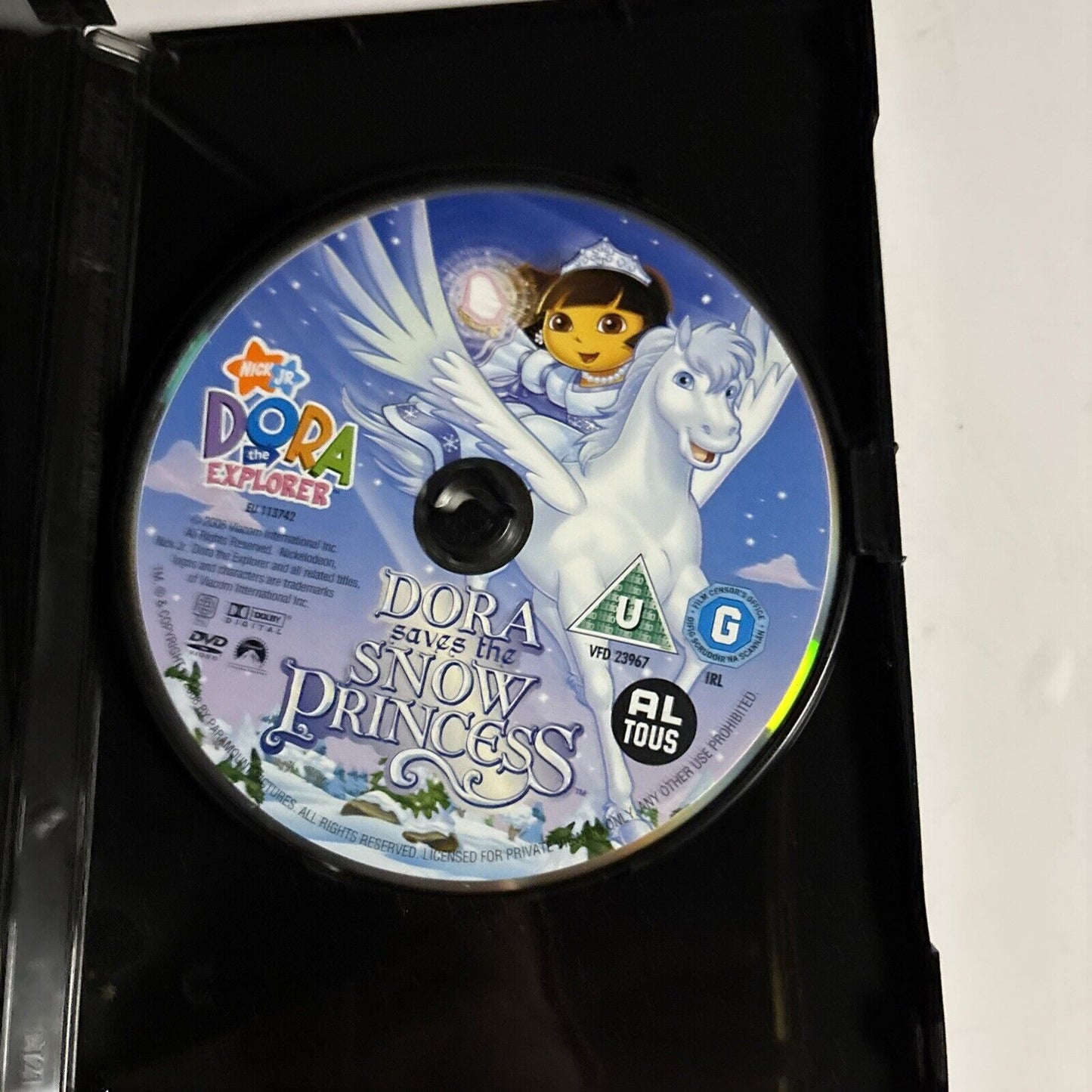 Dora The Explorer - Dora Saves The Snowy Princess (DVD, 2008) Region 4 &2