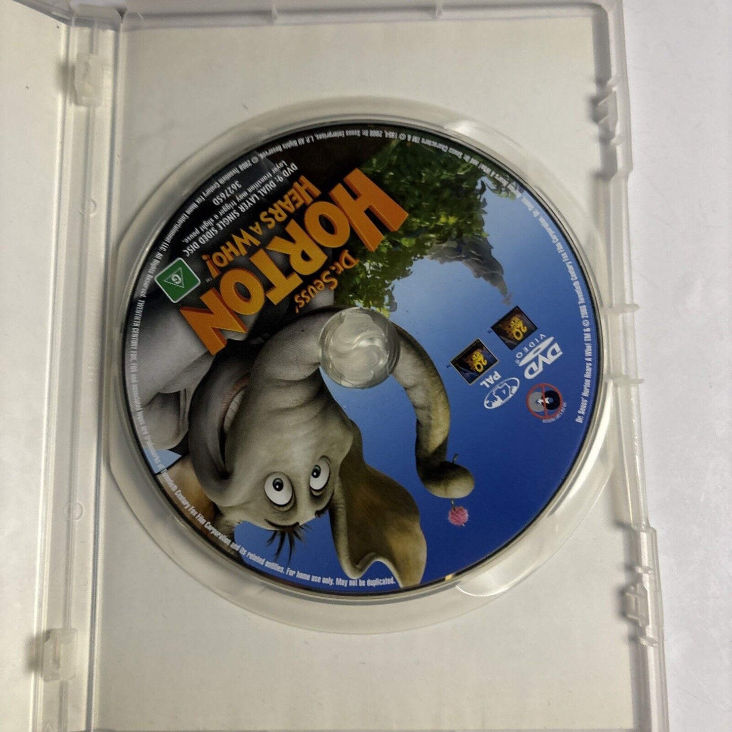 Dr Suess Horton Hears a Who! (DVD, 2008) Jim Carrey, Steve Carell Region 4