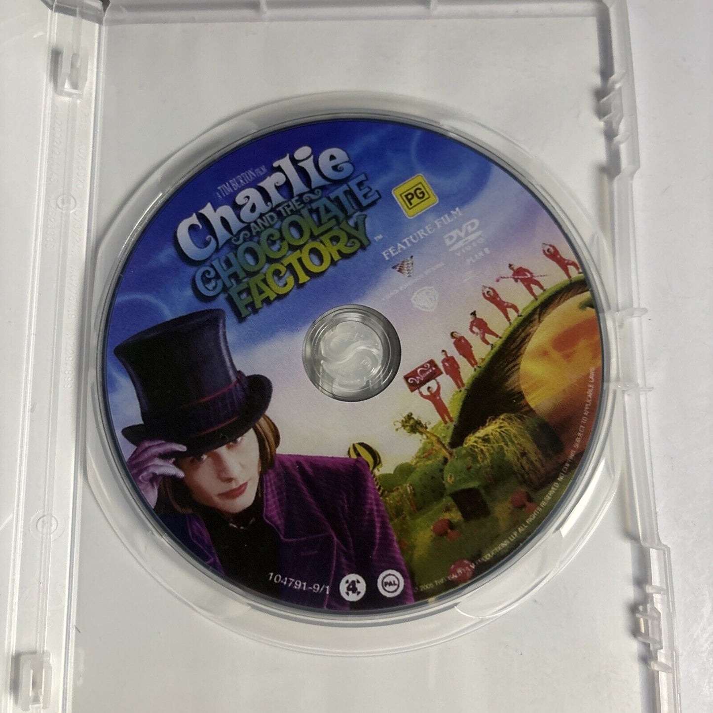 Charlie and the Chocolate Factory (DVD, 2005) Johnny Depp Region 4