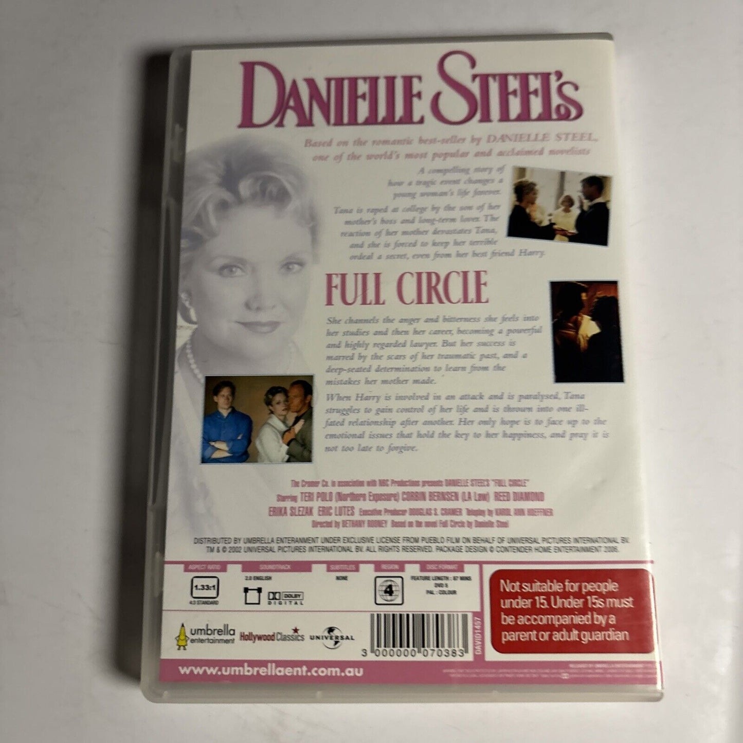 Danielle Steel's - Full Circle (DVD, 1996) Teri Polo, Robert Curtis NEW Region 4