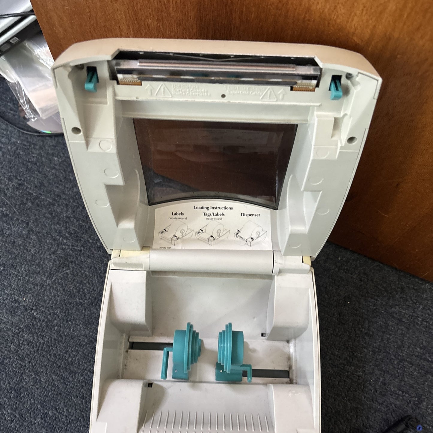 Zebra LP 2844 Thermal Label Printer Serial & Parallel Port