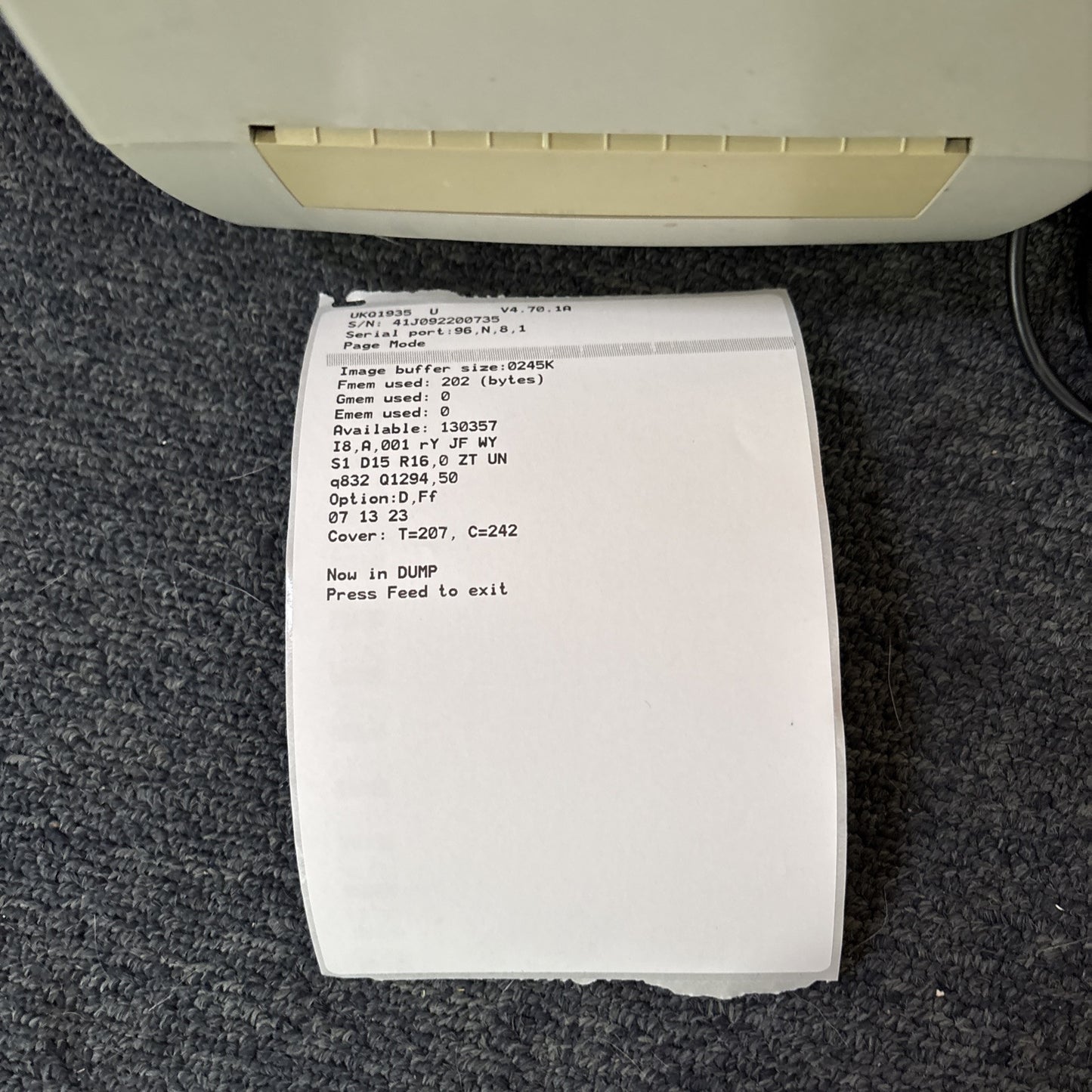 Zebra TLP 2844 Thermal Label Printer USB