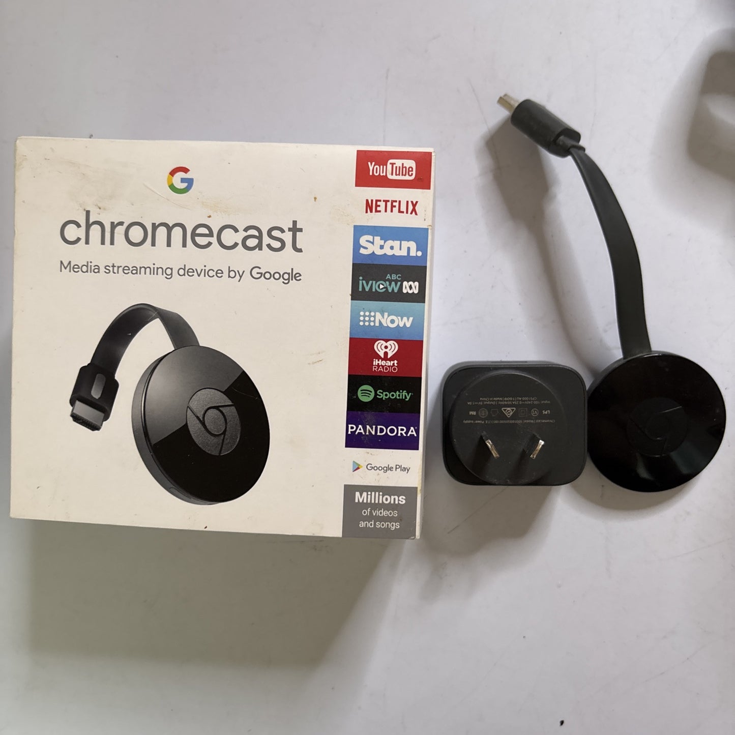 Google Chromecast (2nd Generation) HD Media Streamer - Black
