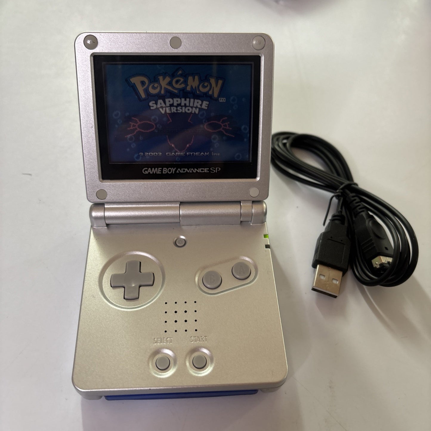 Nintendo Gameboy Advance SP Console Silver AGS-001