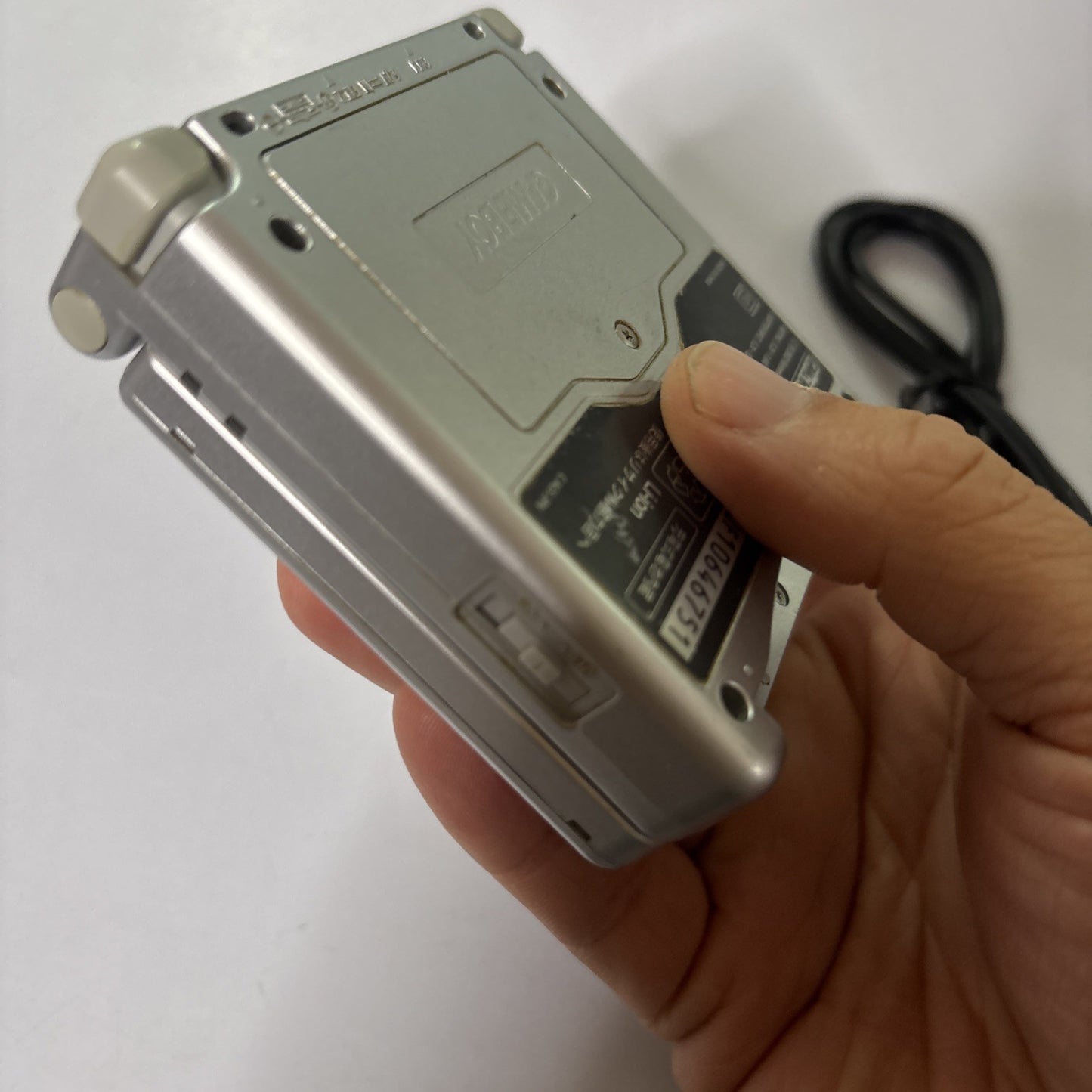 Nintendo Gameboy Advance SP Console Silver AGS-001