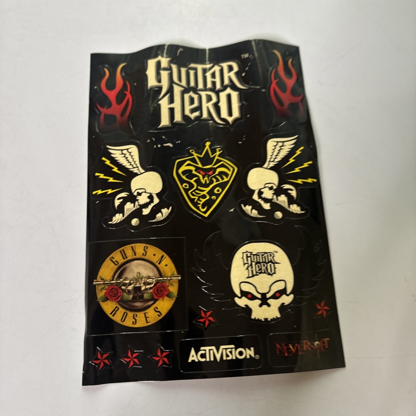 Guitar Hero III 3 Legends Of Rock Nintendo Wii PAL Stickers
