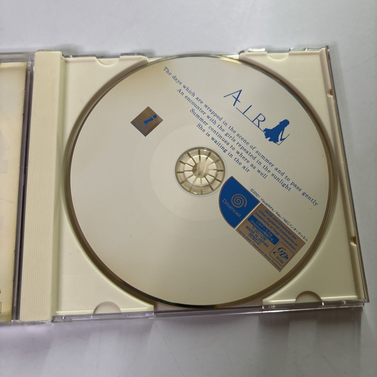 Air DC Sega Dreamcast NTSC-J JAPAN Adventure 2001 Game