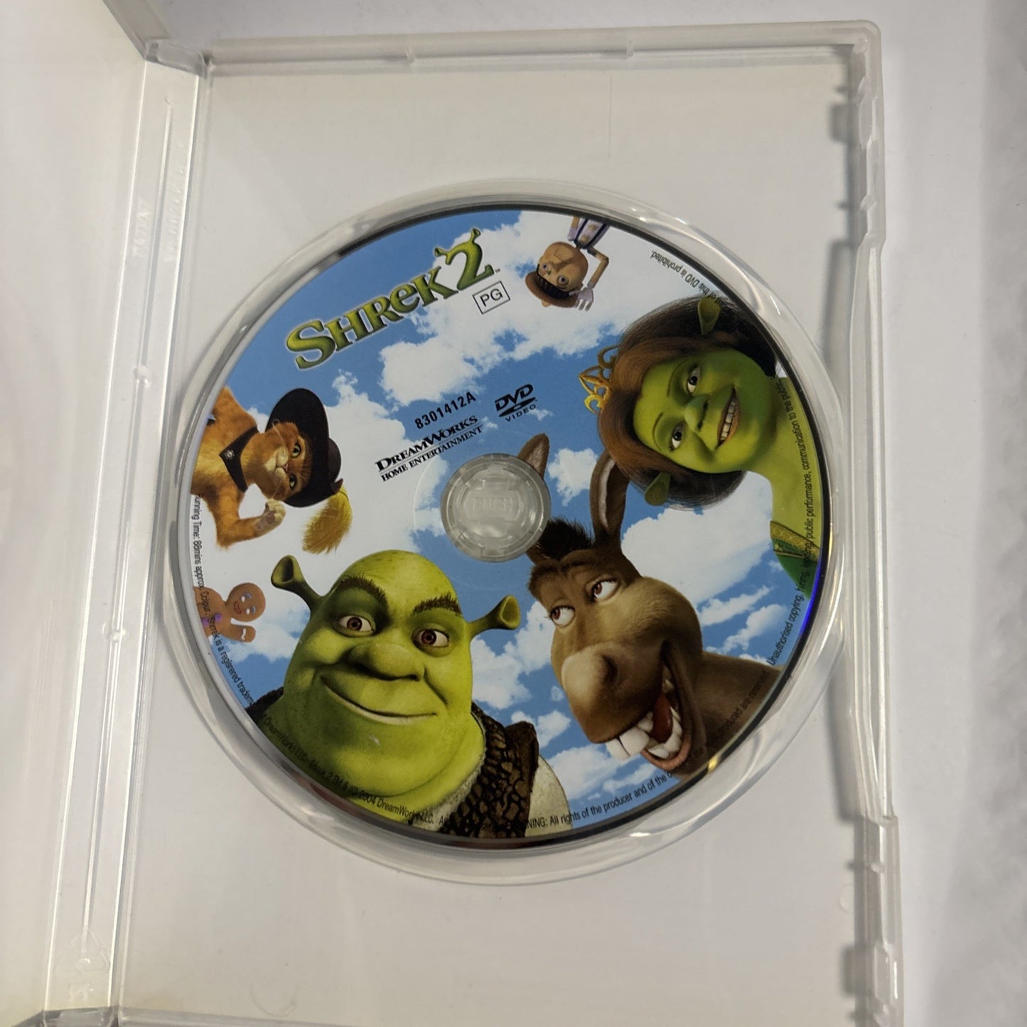 Shrek 2 (DVD, 2007) Dreamworks Animated Film Region 4 &2