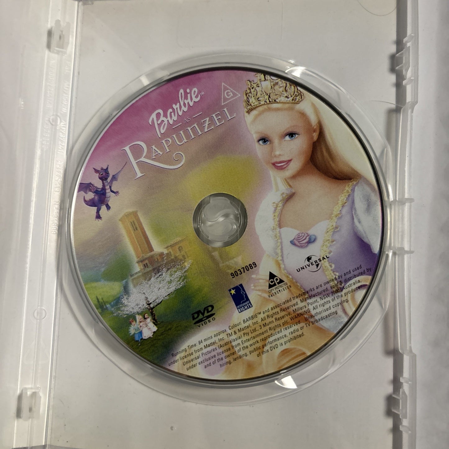 Barbie In Rapunzel (DVD, 2001) Animation Region 4 &2