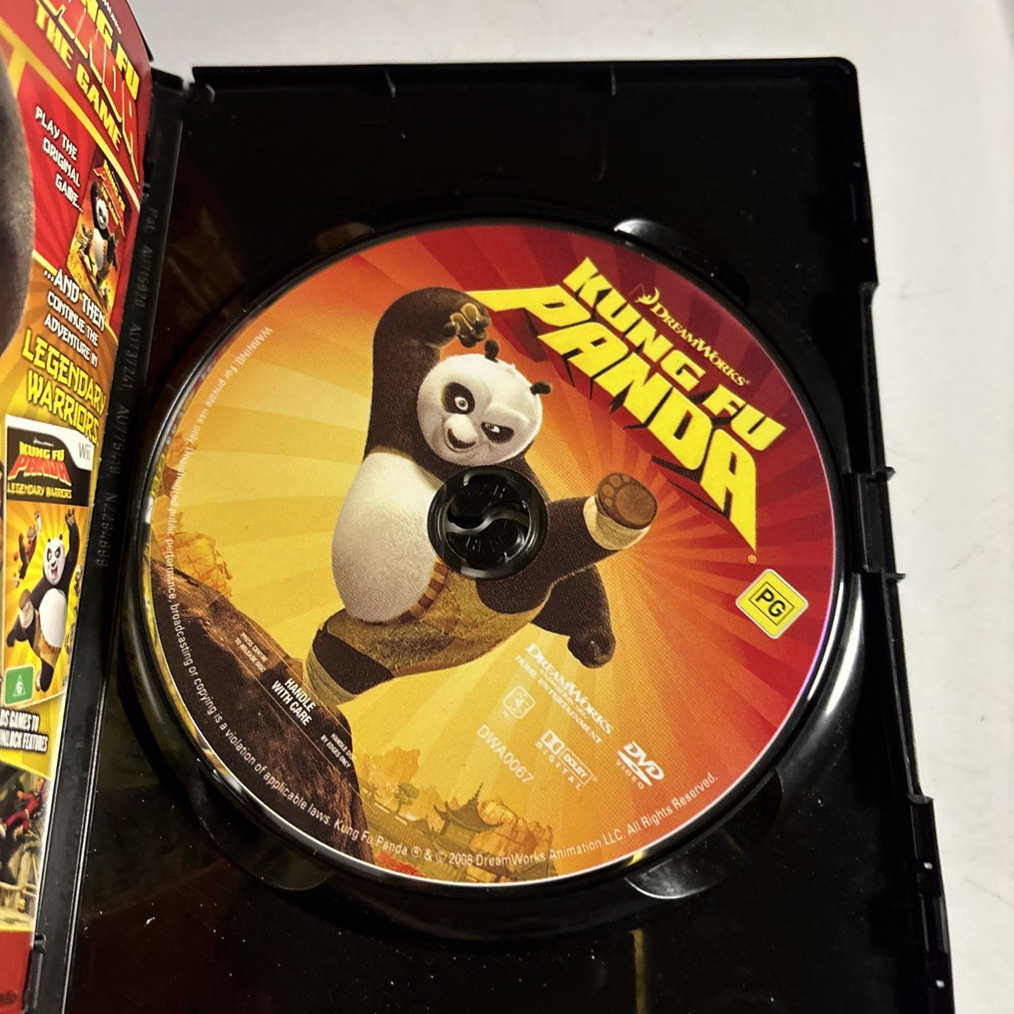 Kung Fu Panda (DVD, 2008) Jack Black Animation Region 4