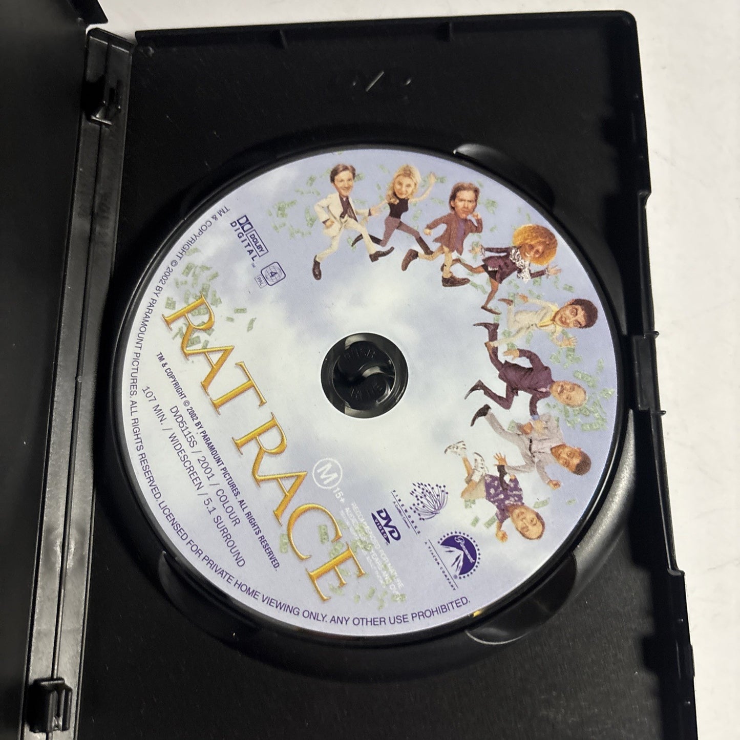 Rat Race (DVD, 2001) Rowan Atkinson, John Cleese, Seth Green Region 4