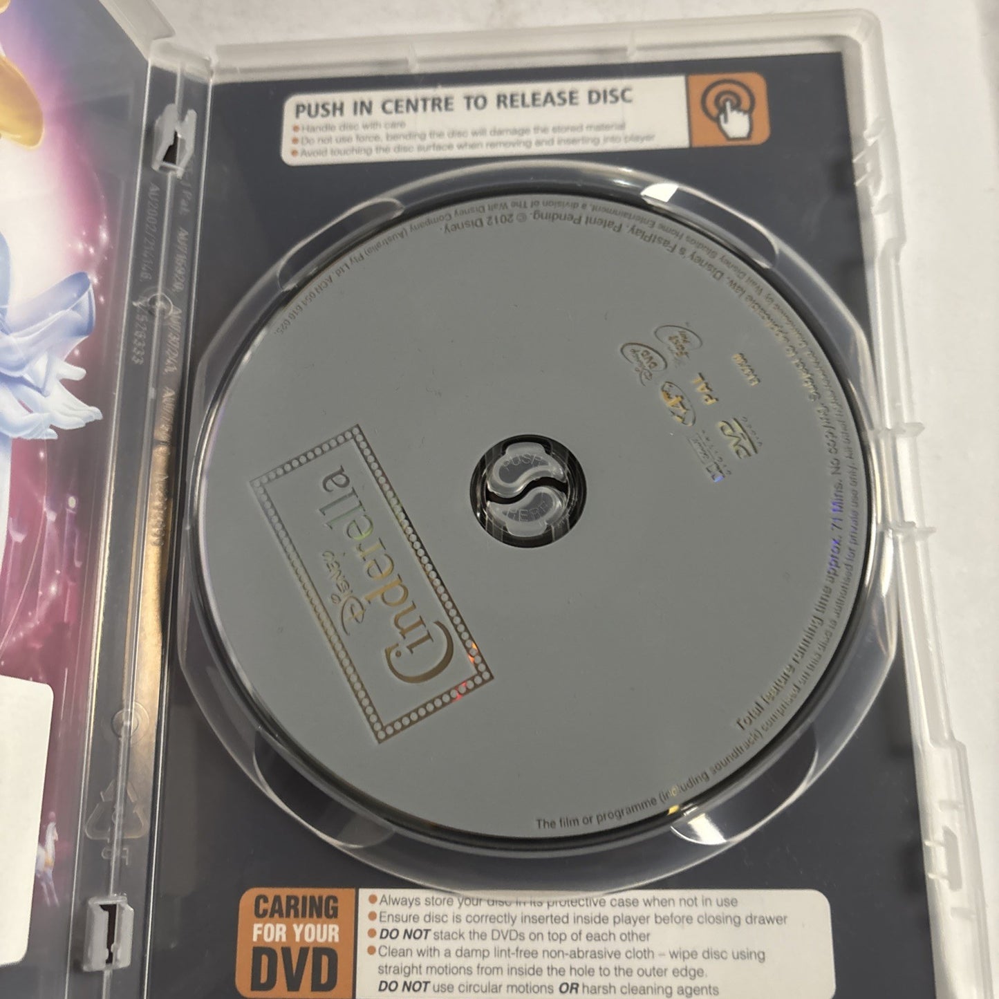 Cinderella (DVD, 1950) Disney Animated Film Region 4