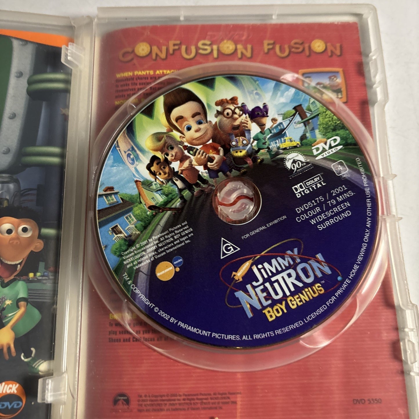 Jimmy Neutron: Confusion Fusion (DVD, 2003) Animation Region 4