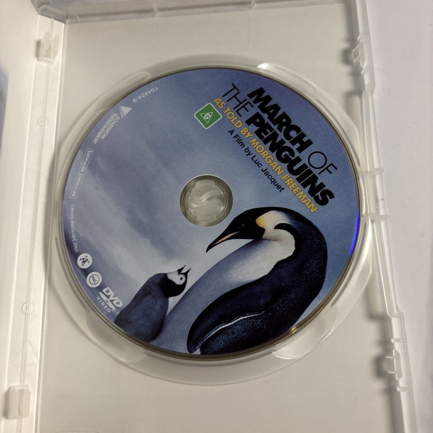 March Of The Penguins (DVD, 2005) Morgan Freeman Region 4