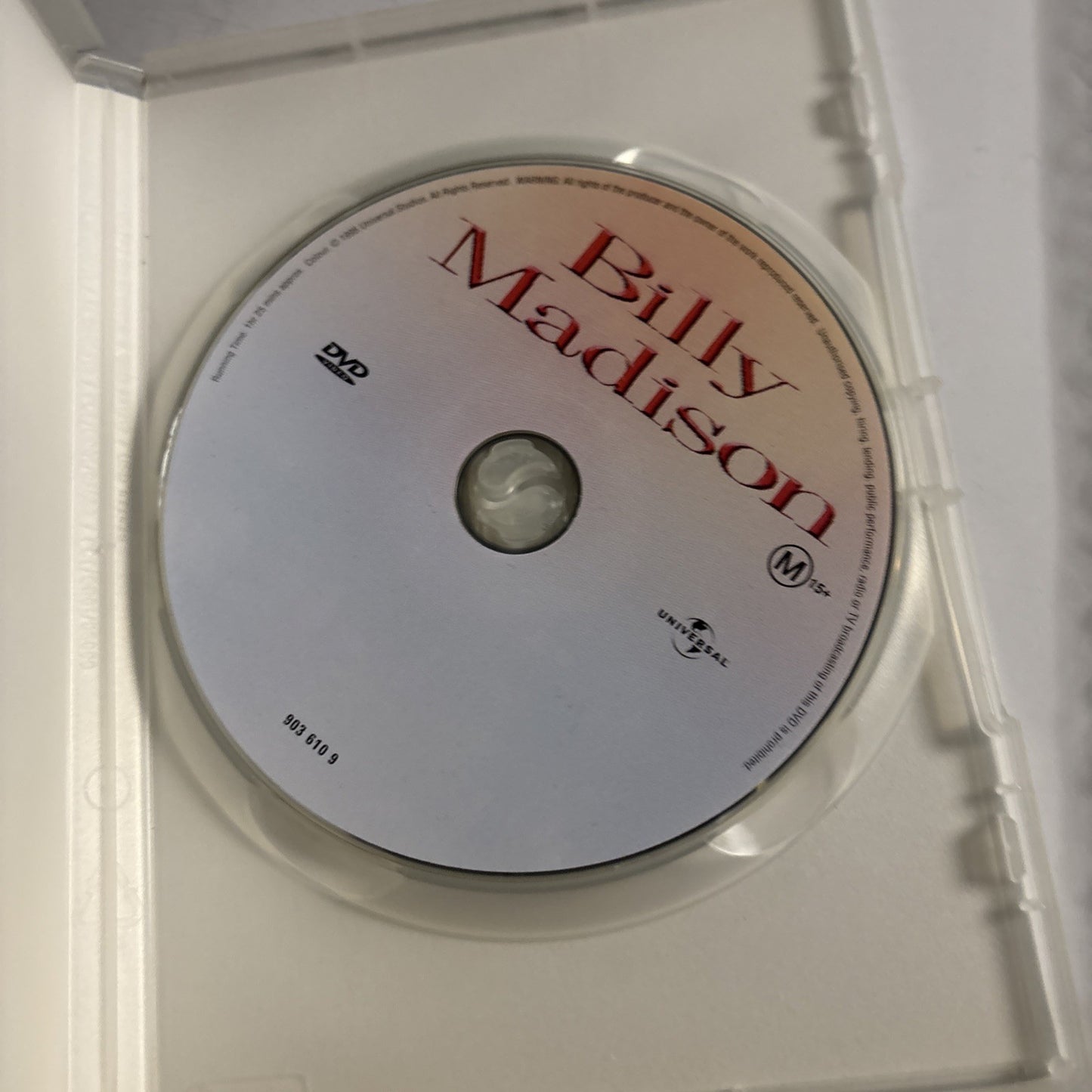 Billy Madison (DVD, 1995) Adam Sandler Region 4