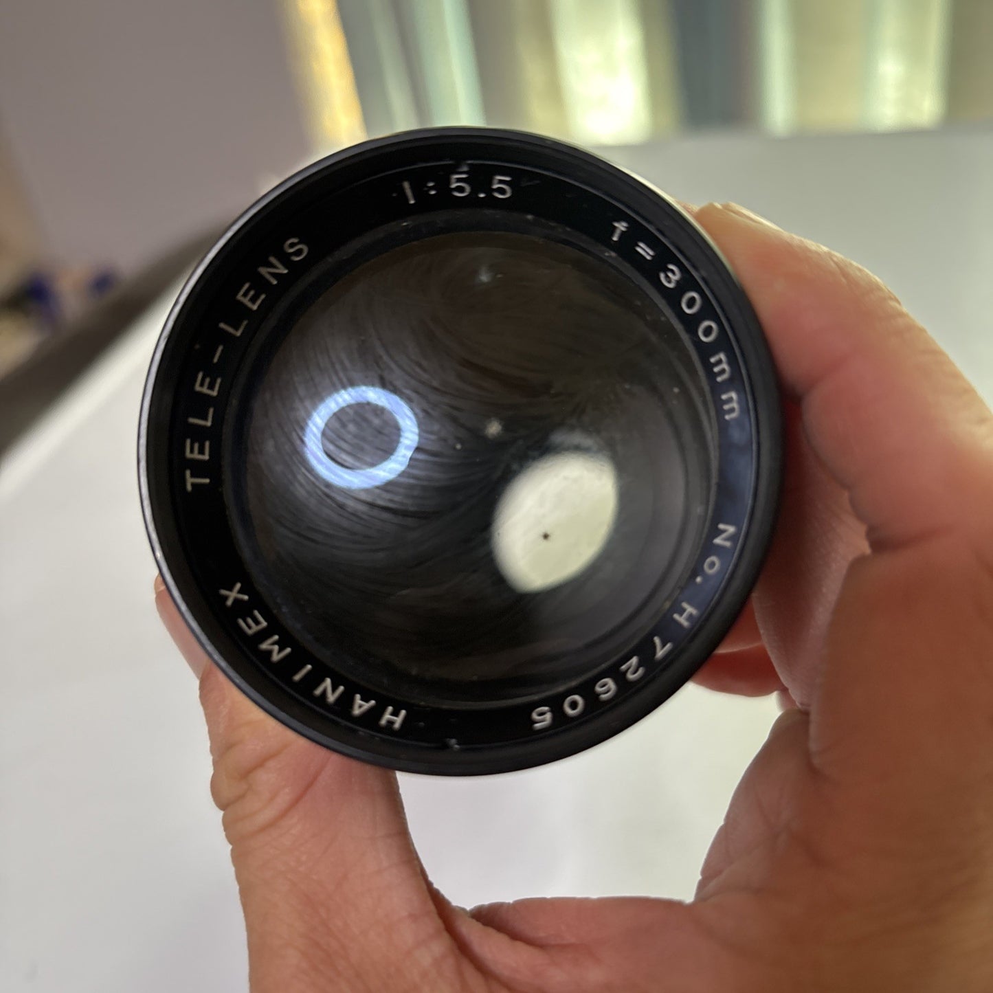 Hanimex Tele-Lens 1:5.5 F=300mm *Mold In Lens*