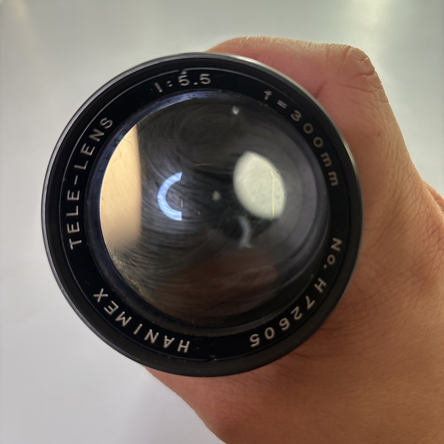 Hanimex Tele-Lens 1:5.5 F=300mm *Mold In Lens*