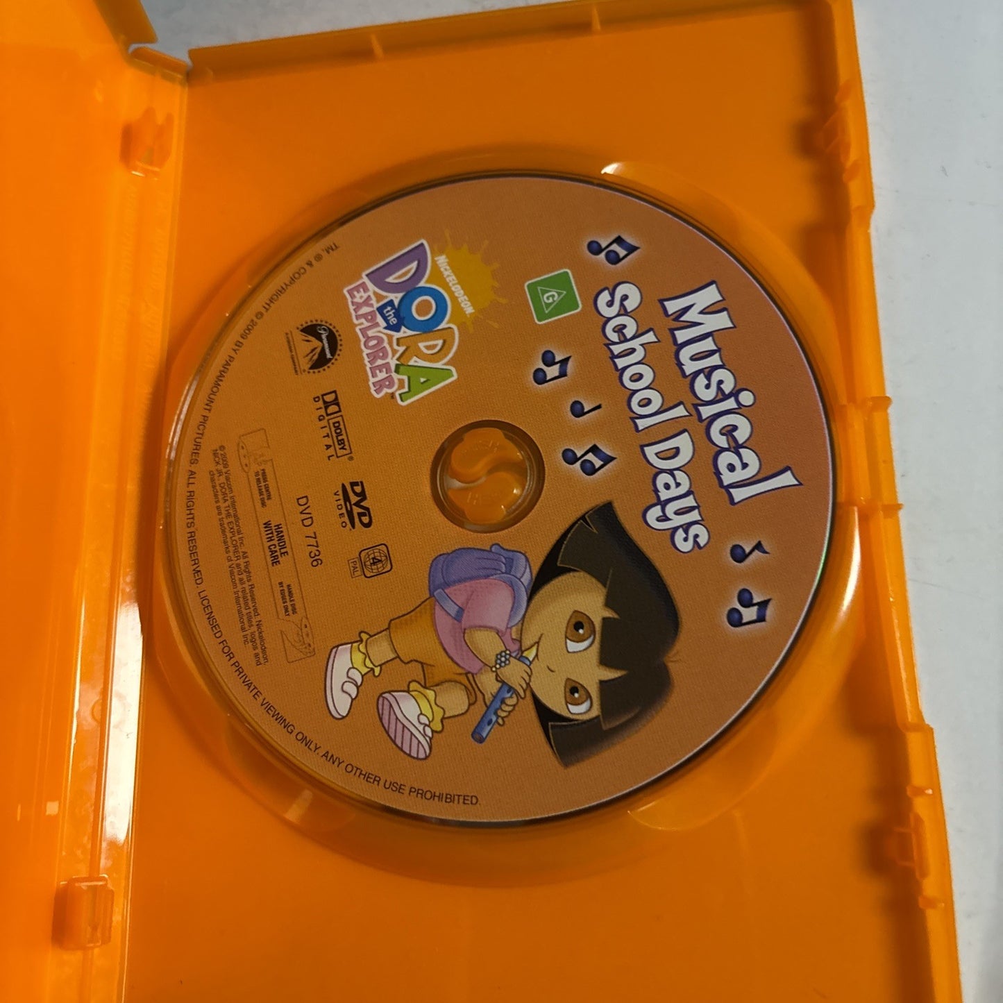 Dora the Explorer - Musical School Days (DVD, 2009) Region 4