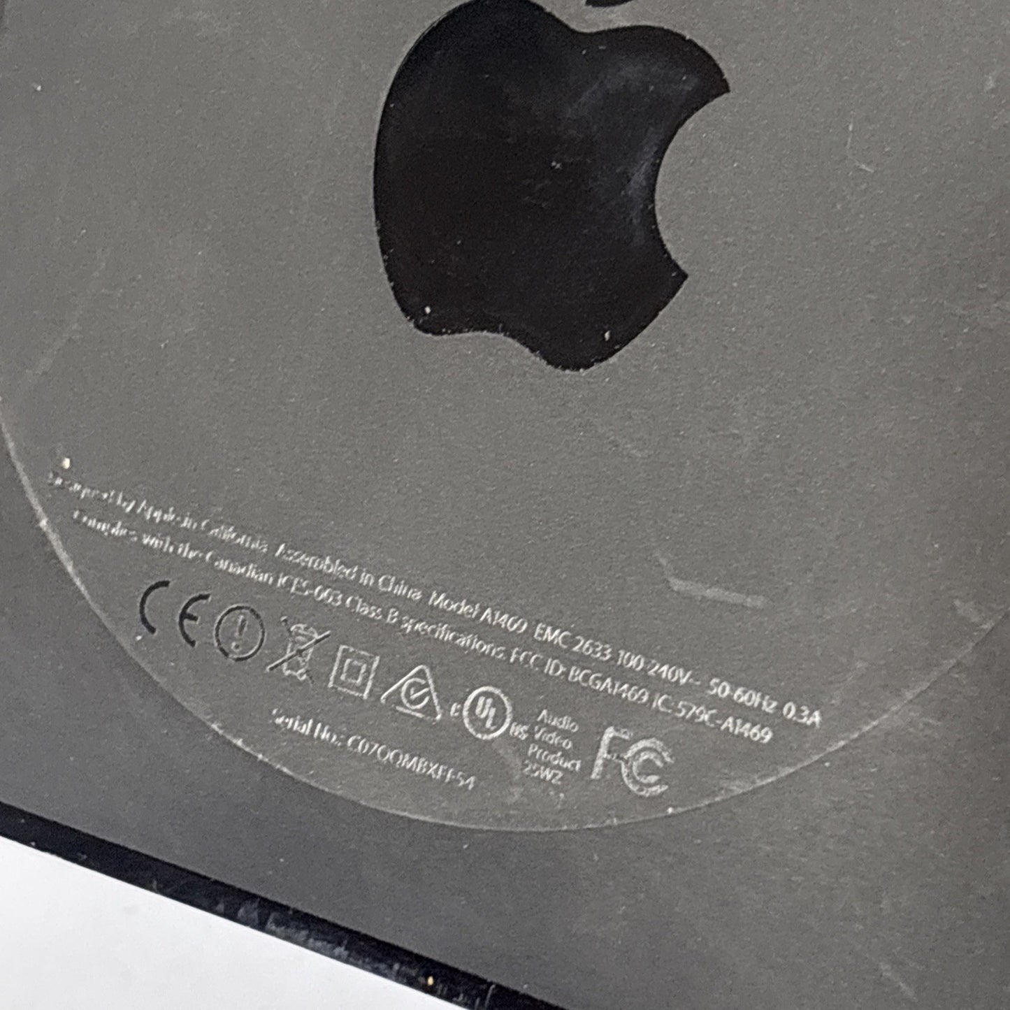 Apple TV (3rd Generation) HD Media Streamer A1469