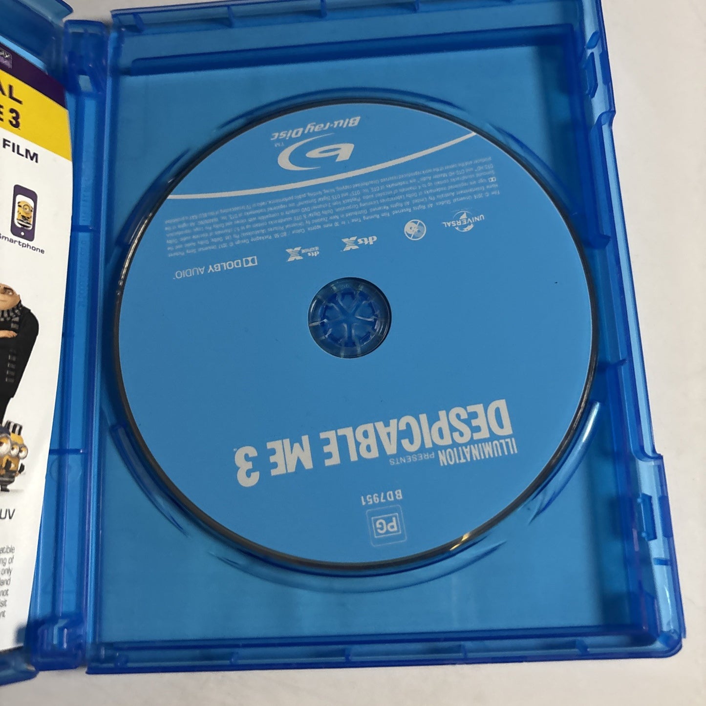 Despicable Me 3 (Blu-ray, 2017) Region B