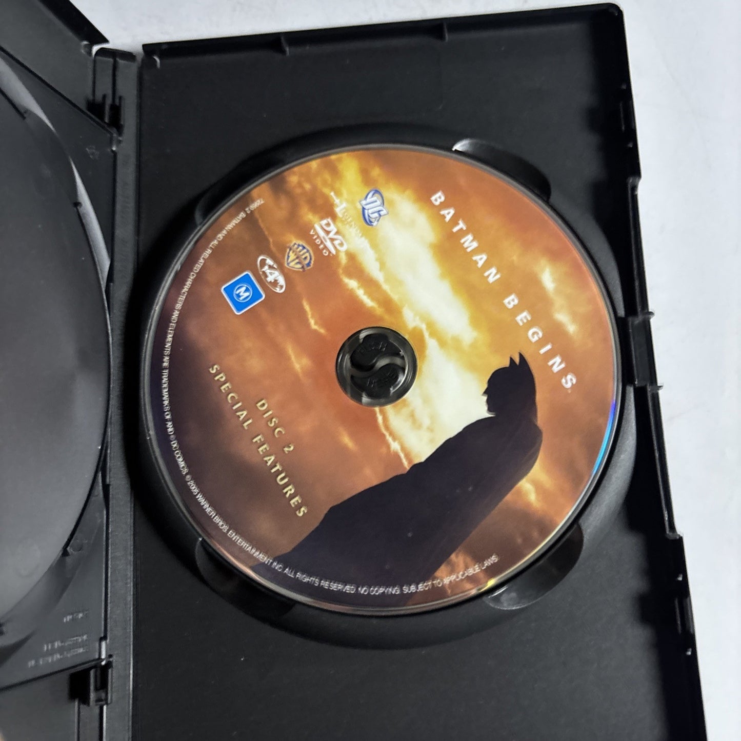 Batman Begins (DVD, 2005) Christian Bale Region 4