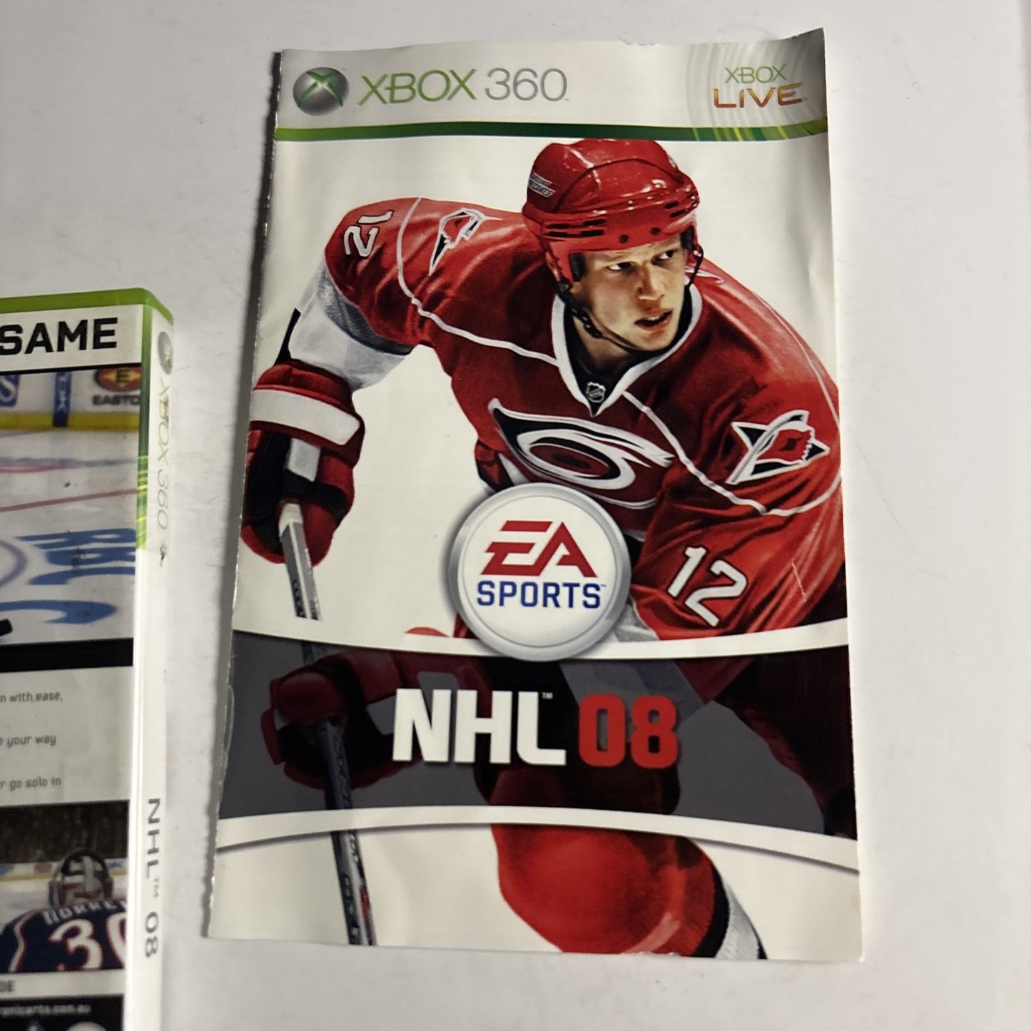 NHL 08 Xbox 360 Game Manual PAL