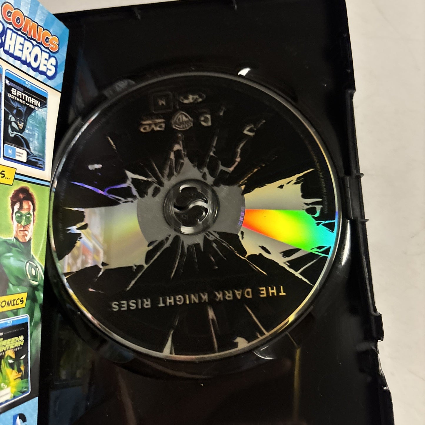 The Dark Knight Rises (DVD, 2012) Christian Bale, Michael Caine Region 4