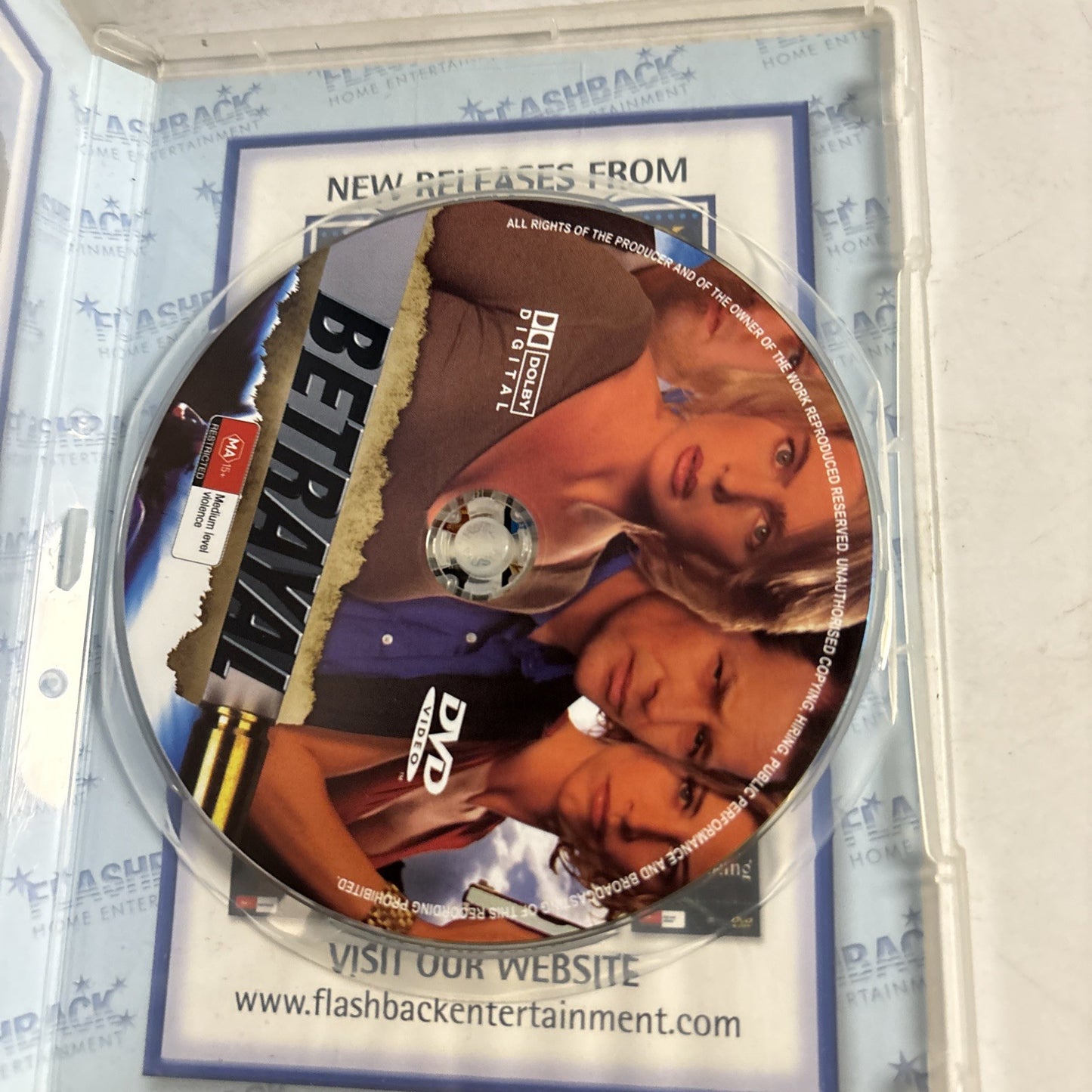 Betrayal (DVD, 2003) Erika Eleniak, Adam Baldwin, James Remar All Regions