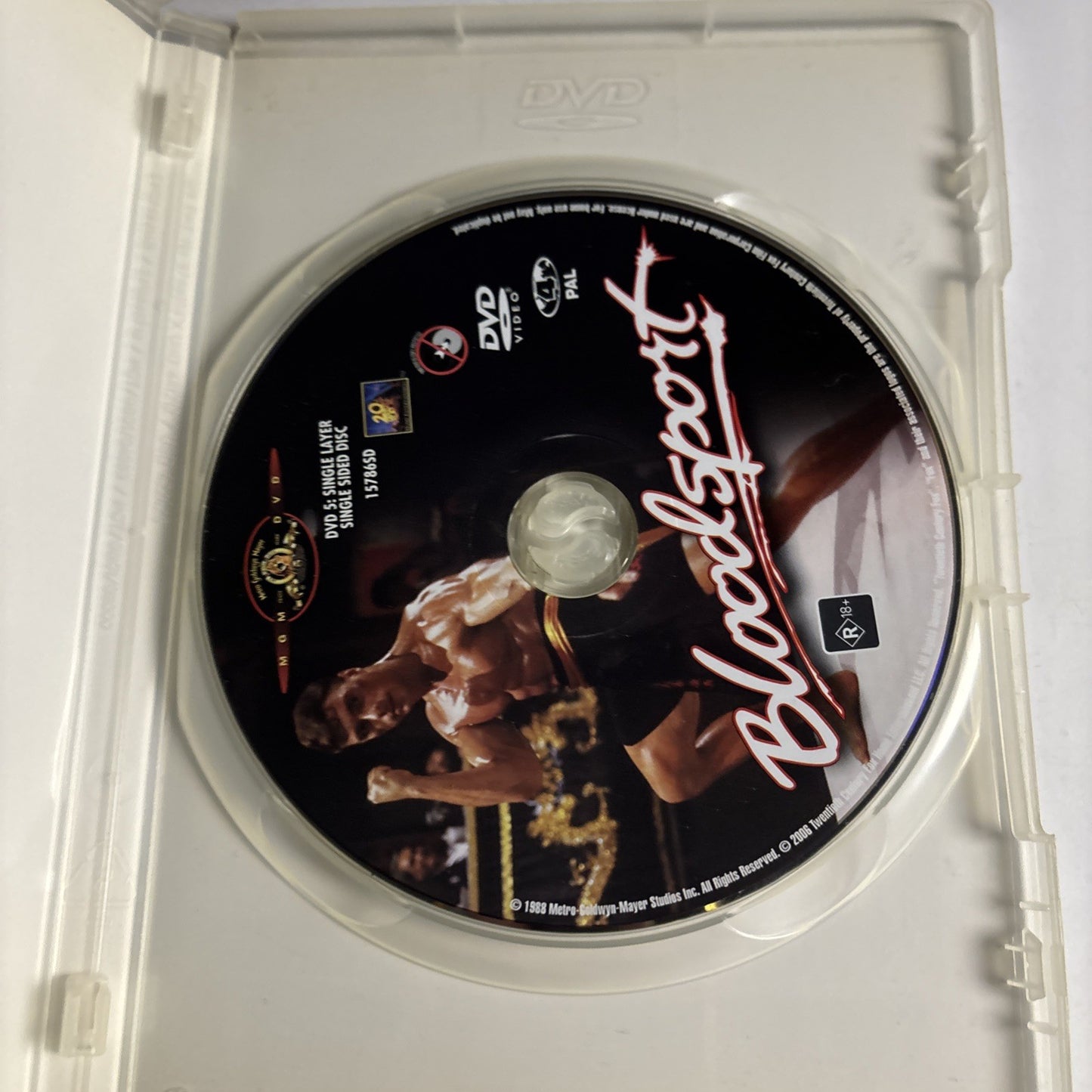 Bloodsport (DVD, 1987) Jean-Claude Van Damme Region 4