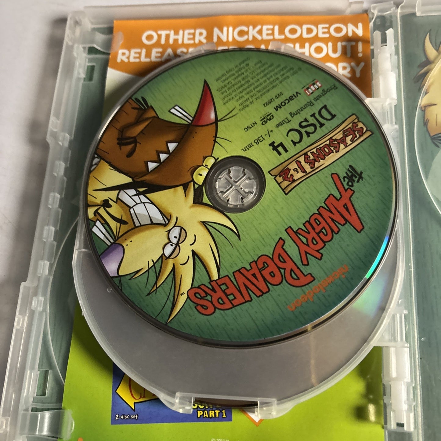 The Angry Beavers Seasons 1 & 2 (DVD, 2011, 4-Disc) Region 1