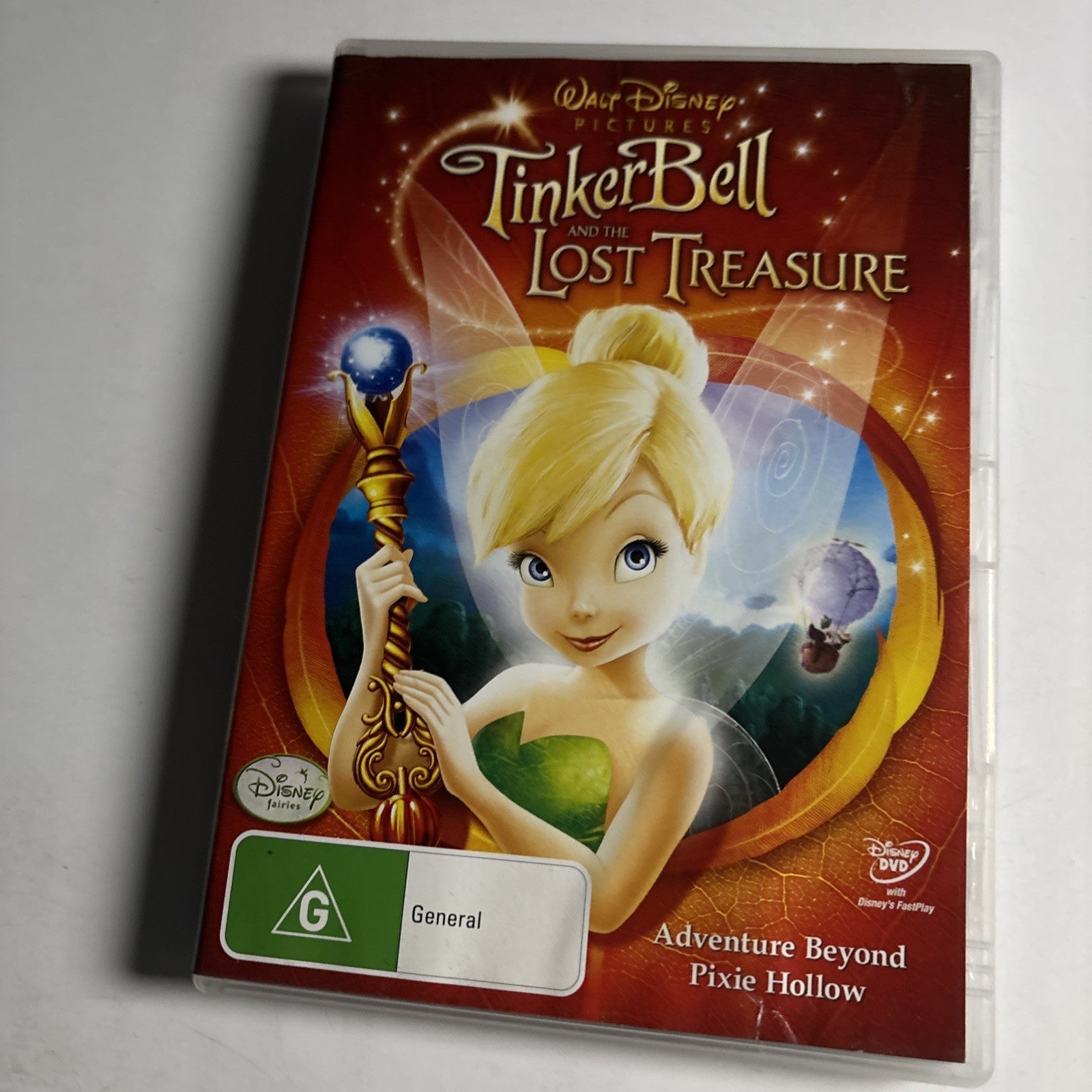 Tinker Bell And The Lost Treasure DVD 2009 Region 4 Retro Unit Tinker Bell And The Lost Treasure DVD 2009 Region 4 Retro Unit