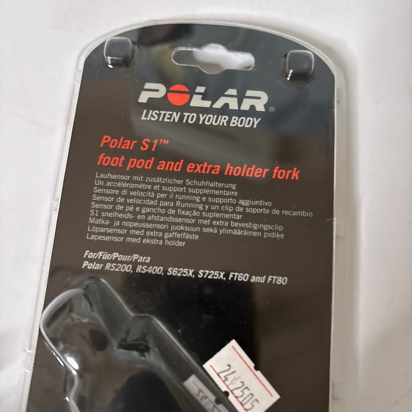 Polar S1 Foot Pod & Extra Holder Fork RS400 RS300X RS200 FT60 FT80